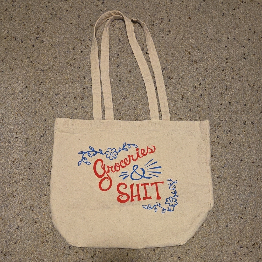 Canvas Grocery Tote Bag
